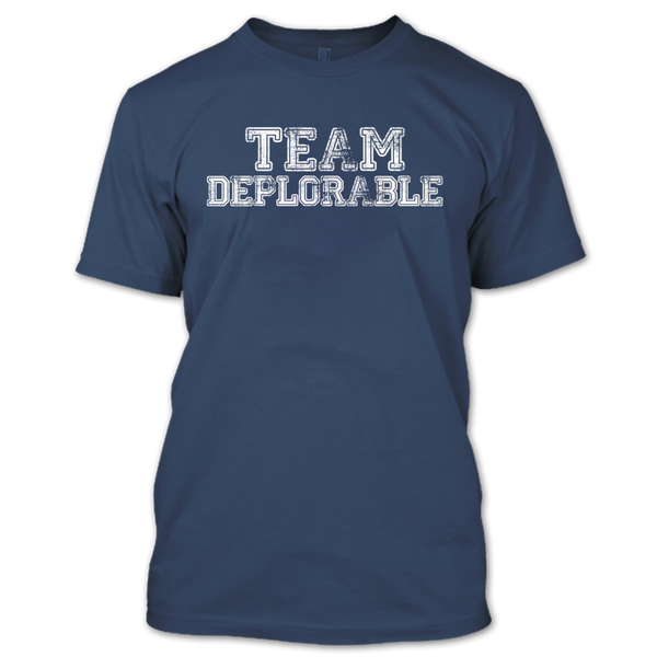 A black t-shirt with the shopify logo