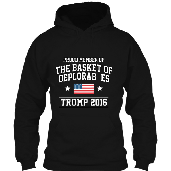 A black t-shirt with the shopify logo