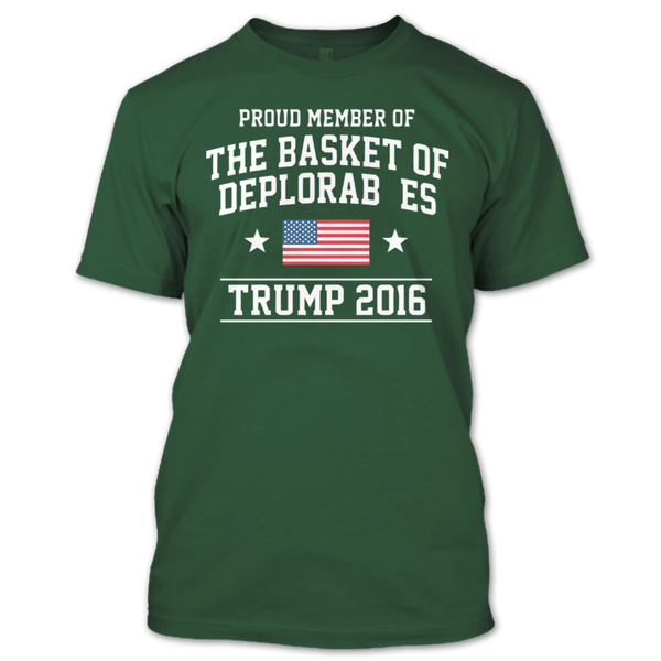 A black t-shirt with the shopify logo