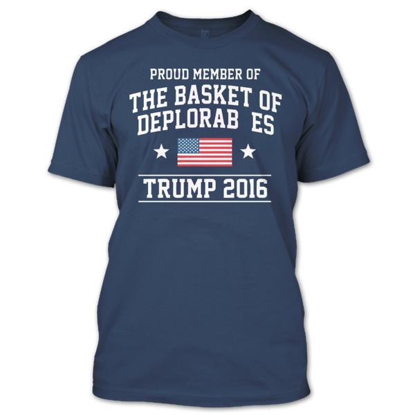 A black t-shirt with the shopify logo