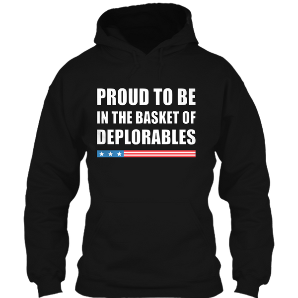 A black t-shirt with the shopify logo