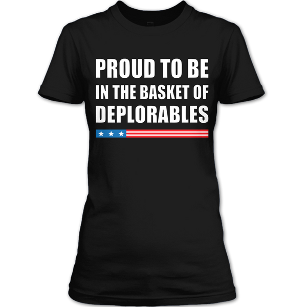 A black t-shirt with the shopify logo