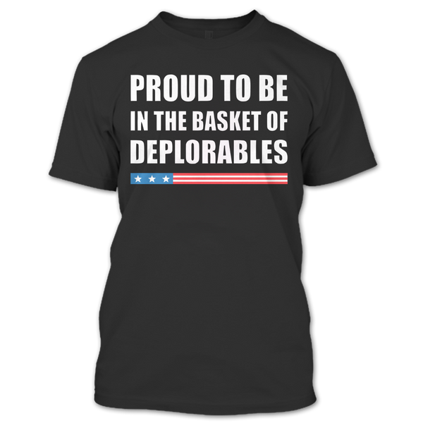 A black t-shirt with the shopify logo