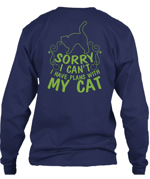 I Have Plans With My Cat T Shirt, I Love Cat T Shirt