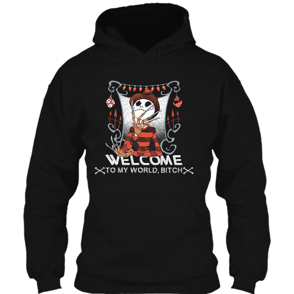 A black t-shirt with the shopify logo