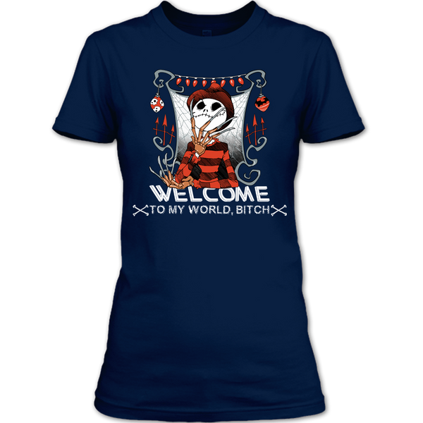 A black t-shirt with the shopify logo