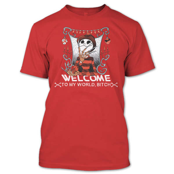 A black t-shirt with the shopify logo