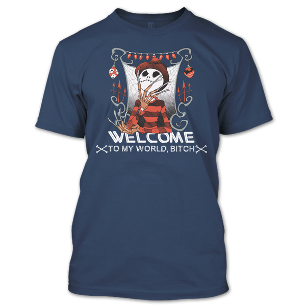 A black t-shirt with the shopify logo