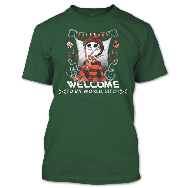 A black t-shirt with the shopify logo