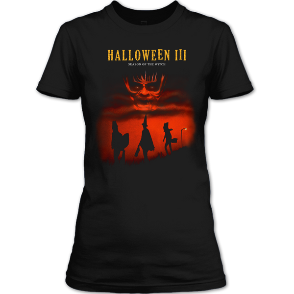 A black t-shirt with the shopify logo