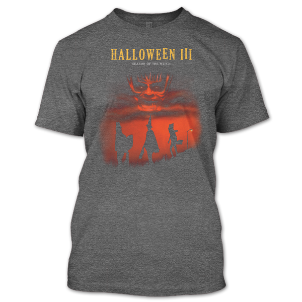 A black t-shirt with the shopify logo