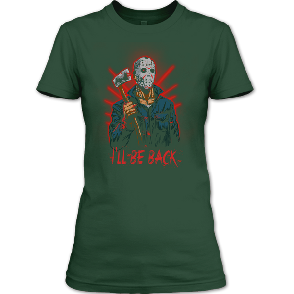 A black t-shirt with the shopify logo