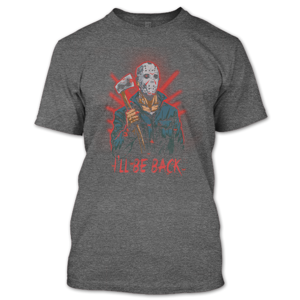 A black t-shirt with the shopify logo