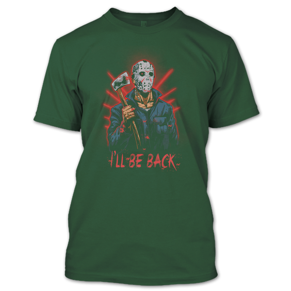 A black t-shirt with the shopify logo