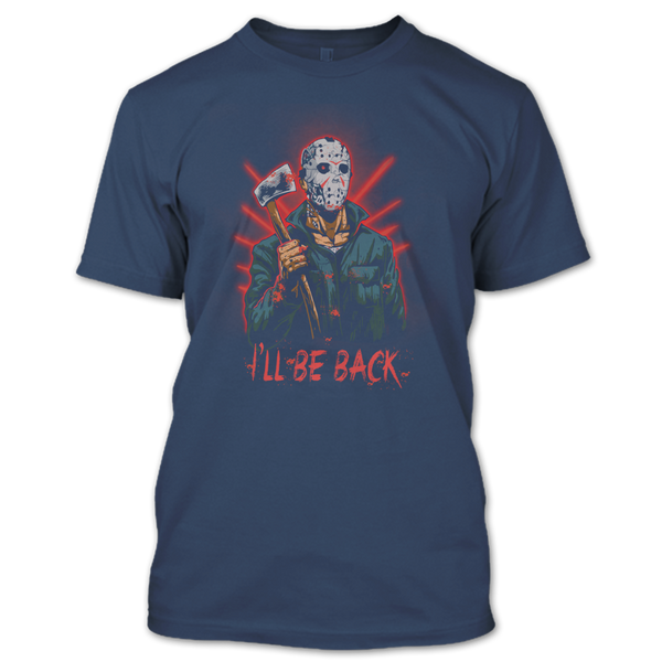 A black t-shirt with the shopify logo