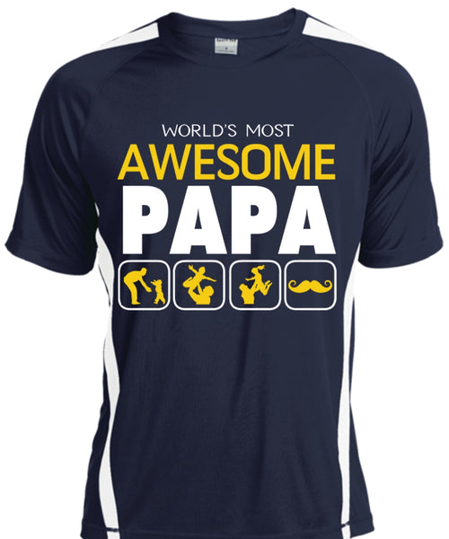 World's Most Awesome Papa T Shirt, Being A Papa T Shirt, Father's Day T Shirt