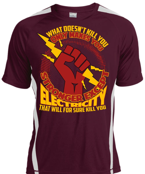 Stronger Except Electricity T Shirt, Being An Electrician T Shirt, Cool Shirt