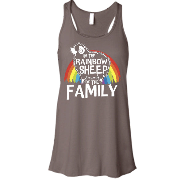 I'm The Rainbow Sheep Of Family T Shirt, Coolest Rainbow Sheep Tank Top