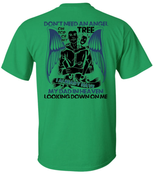 My Dad In Heaven T Shirt, I Love Papa T Shirt