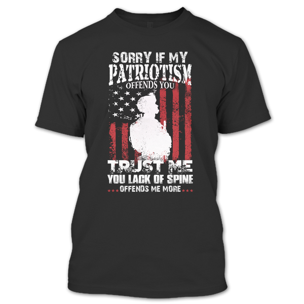 A black t-shirt with the shopify logo