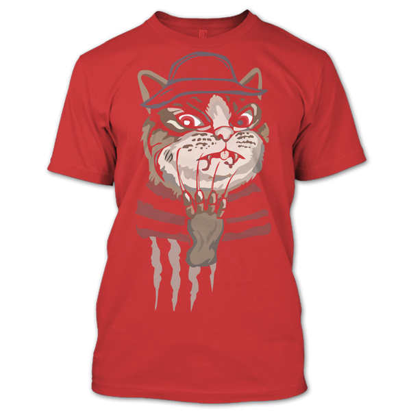 A black t-shirt with the shopify logo