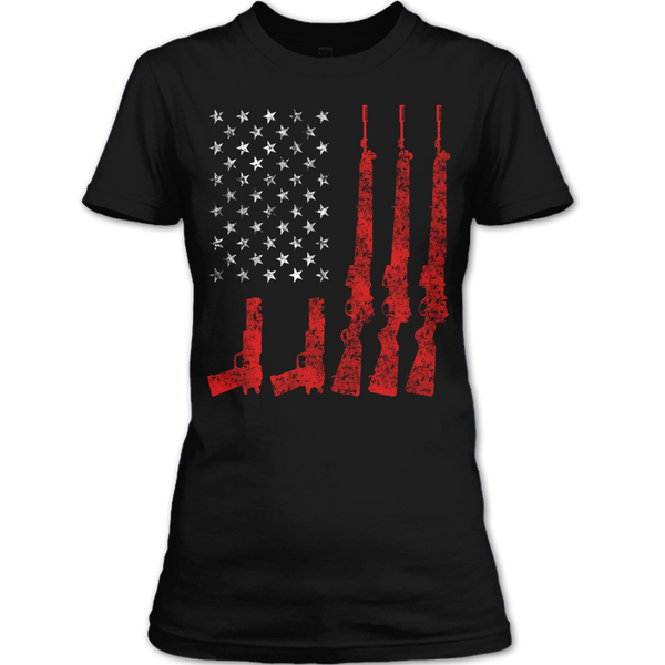 A black t-shirt with the shopify logo