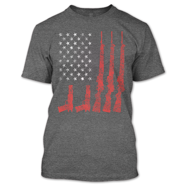 A black t-shirt with the shopify logo