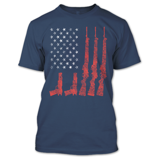 A black t-shirt with the shopify logo