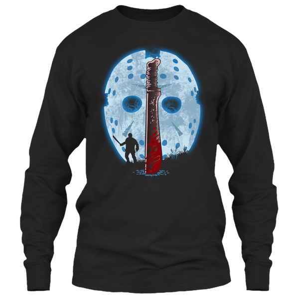 A black t-shirt with the shopify logo