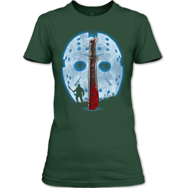 A black t-shirt with the shopify logo