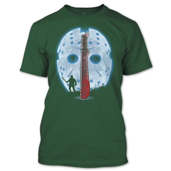 A black t-shirt with the shopify logo