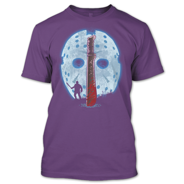 A black t-shirt with the shopify logo