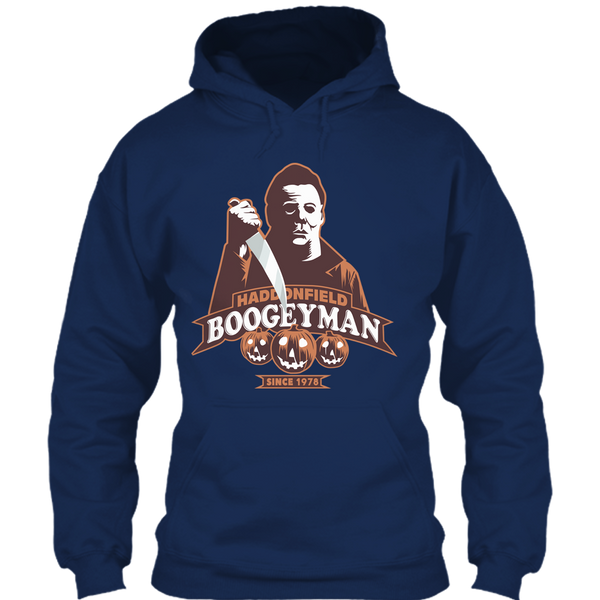 A black t-shirt with the shopify logo