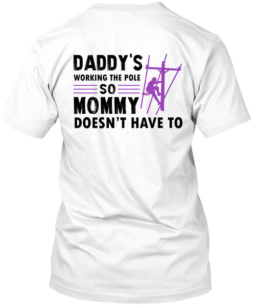 A black t-shirt with the shopify logo