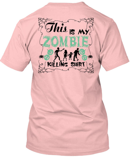 This Is My Zombie Killing T Shirt, Wait For Halloween T Shirt
