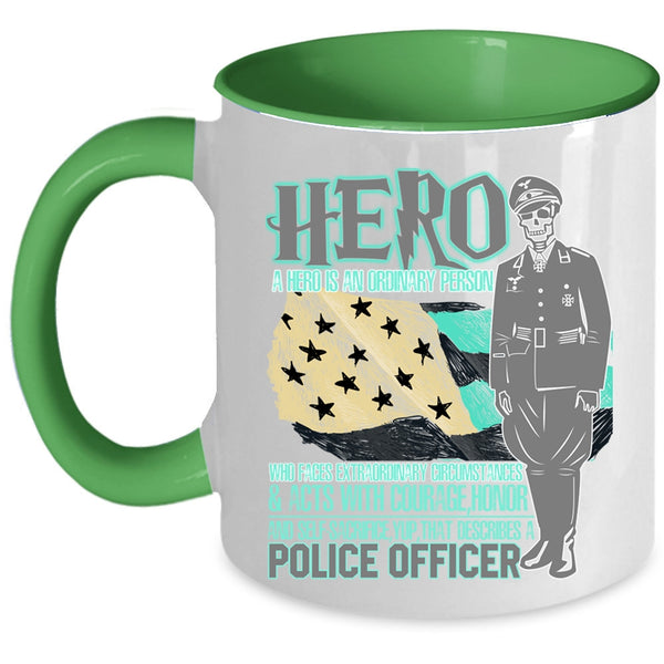 Awesome Gift for Police Officer Coffee Mug, Police Officer Accent Mug