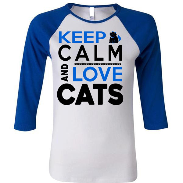 Keep Calm And Love Cats T Shirt, I Love Cat T Shirt, Cool Pets T Shirt