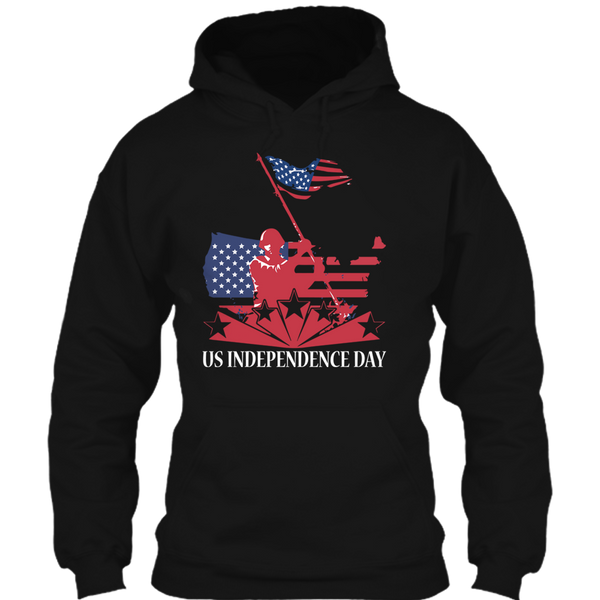 A black t-shirt with the shopify logo