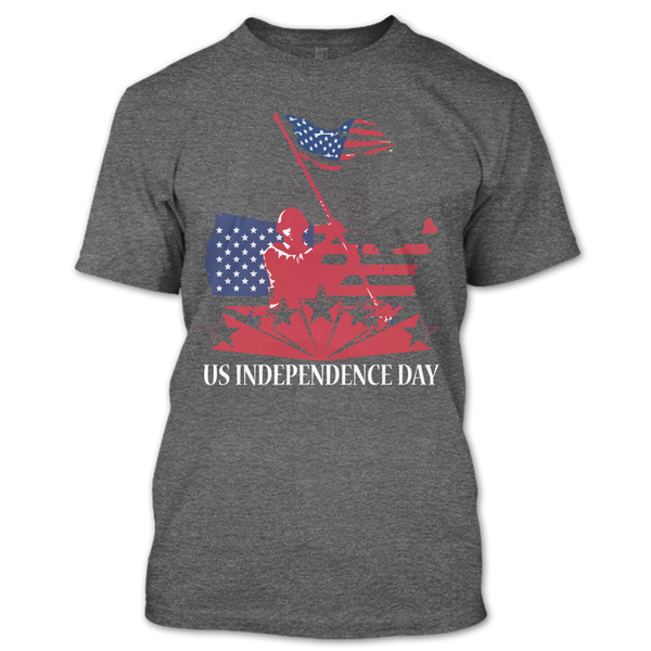 A black t-shirt with the shopify logo