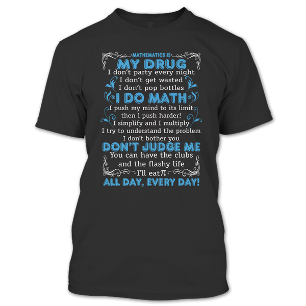 A black t-shirt with the shopify logo