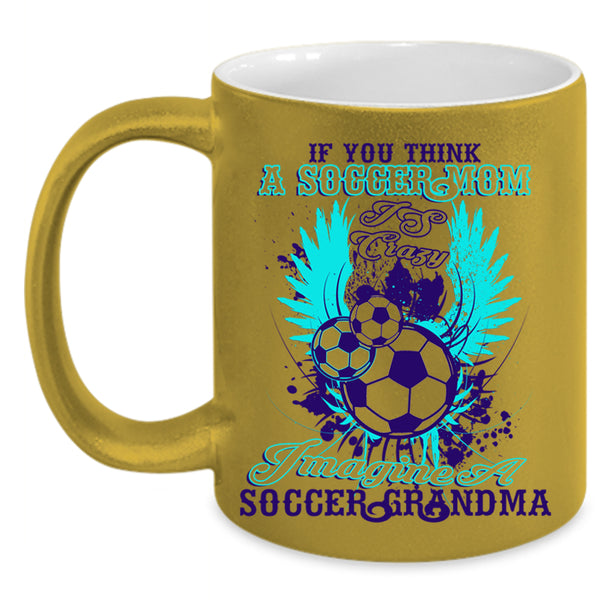 Soccer Grandma Coffee Mug, Soccer Mom Accent Mug