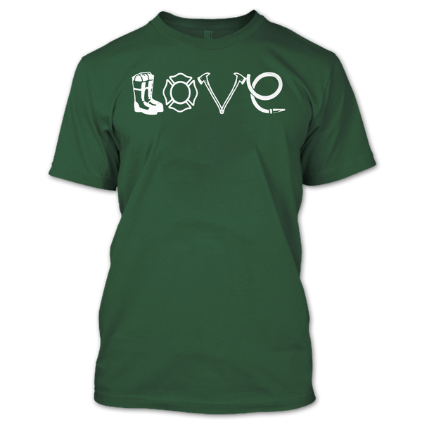 A black t-shirt with the shopify logo