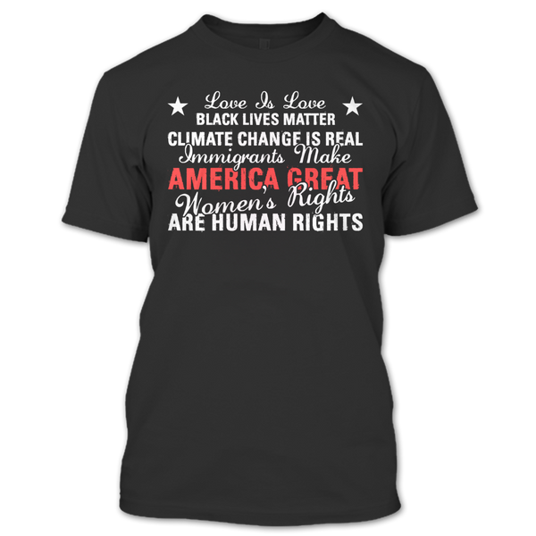 A black t-shirt with the shopify logo