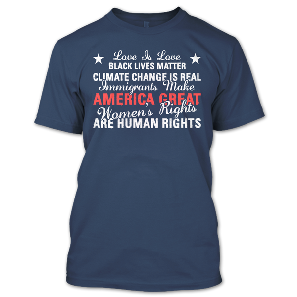 A black t-shirt with the shopify logo