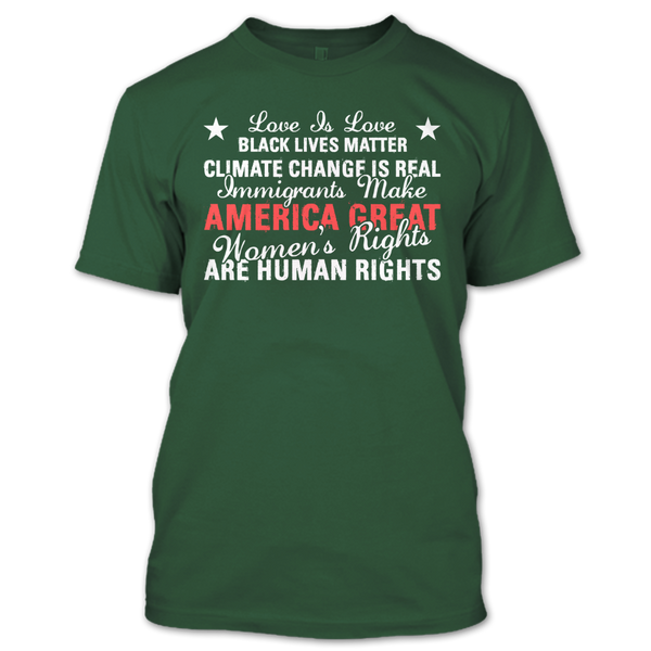 A black t-shirt with the shopify logo