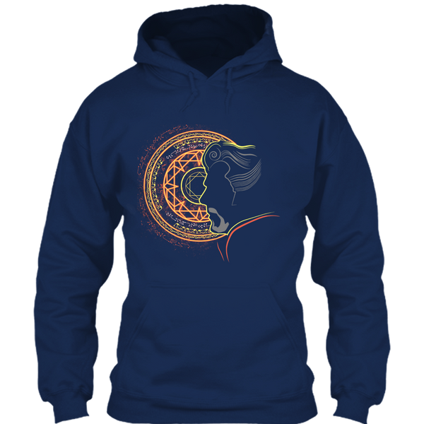 A black t-shirt with the shopify logo