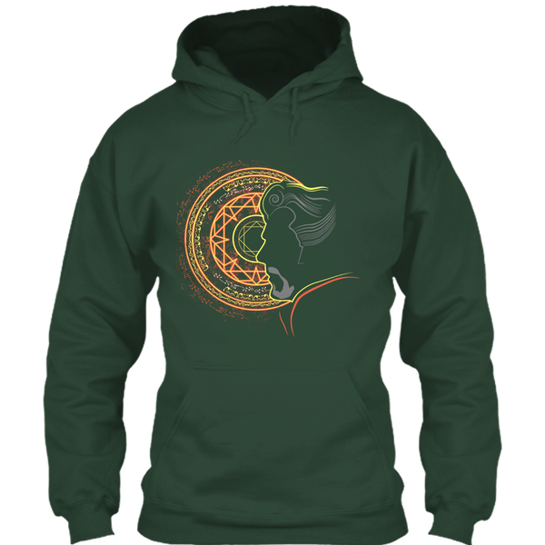 A black t-shirt with the shopify logo