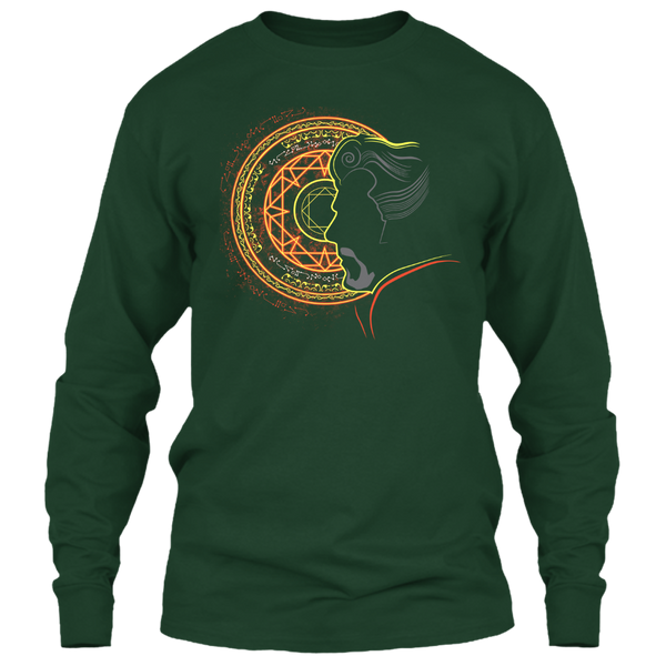 A black t-shirt with the shopify logo