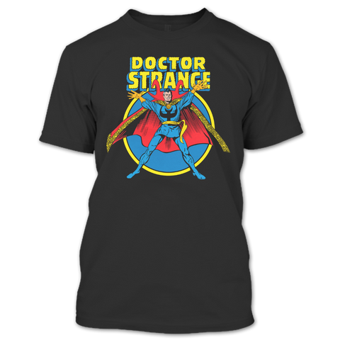 A black t-shirt with the shopify logo