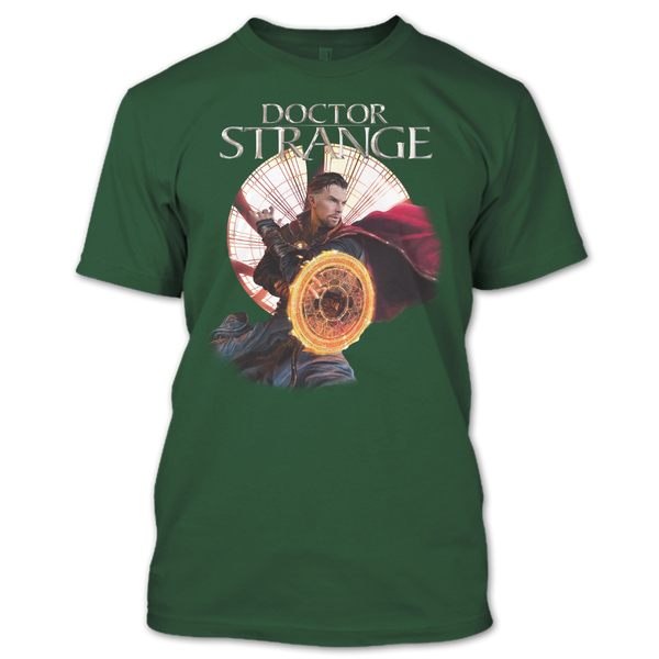 A black t-shirt with the shopify logo